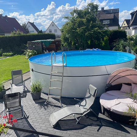 Kleine Gemuetliche Einliegerwohnung Mit Garten Und Pool Nordstemmen ภายนอก รูปภาพ